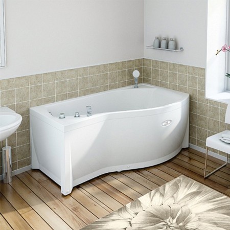 Bath screen Vannesa 2-41-0-2-0-209 "Miranda", fastening, right-1