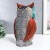 Souvenir Polystone Light "Eaglestone with succulents" from the solar battery 26.5x15.5 cm