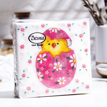 DESNA Design Paper Napkins "Surprise", 1 layer, 40 sheets, 24*24