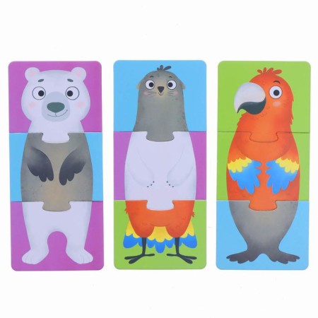 Puzzles 3 in 1 "Animals"-5