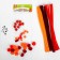Set for creativity from wire with pile, pompons, eyes No. 8, color mix