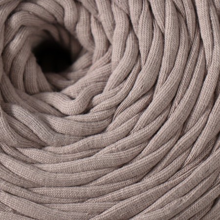 Knitted yarn secondary 90% cotton, 10% p/e, 100m/450 ± 50 g (gray-brown) mix-3