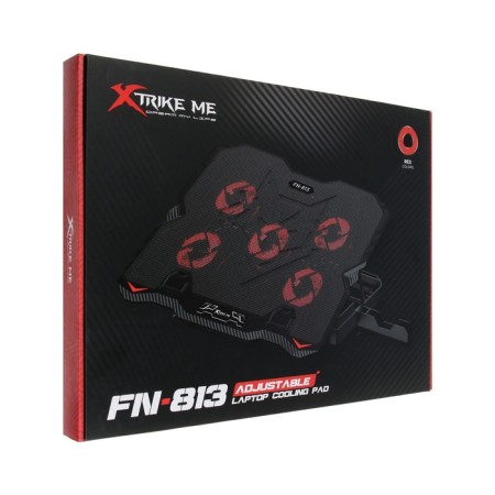 Co-laptop stand Xtrike Me FN-813, 5 fans, 2xUSB, 55 mm cable-4