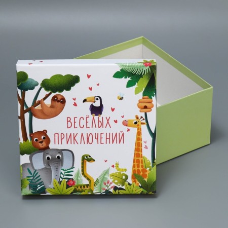 Set of boxes 5 in 1, gift packaging, “children”, 14 x 14 x 8-22 x 22 x 12 cm-8