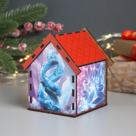 New Year's tea house "Snake. Blagodia" 10.5x9.5x12 cm-2