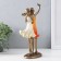 Souvenir Polystone "Selfies of Girlfriends" Bronze, Orange-White 13x8x25.5 cm