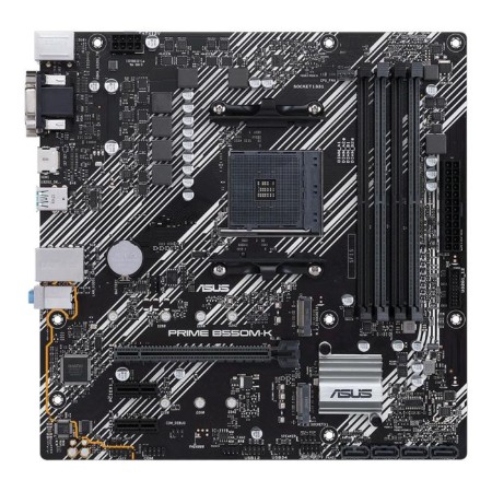 ASUS Prime B550M-K, AM4, B550, 4XDDR4, VGA, DVI, HDMI, MATX