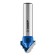 Frases groove bison 28745-12.7, shaped No. 6, r = 2.4 mm, 12.7 x 10 mm