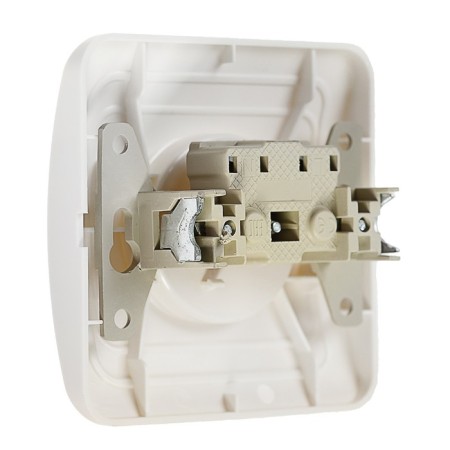 Single Luazon Lighting "ECB", 10 A, hidden, without salary, white-2