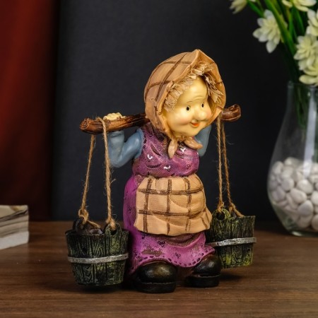 Souvenir Polystone "Grandpa/Granny - with a rocker" MIX 19.5x6.3x16 cm-2