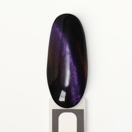 Nail gel polish, “cat`s eye”, 3 phase, 8ml, LED/UV, chameleon/lilac color (08)-10