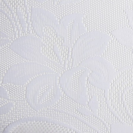 Tulle to the kitchen without curtain tape, 175x145 cm, white color, 100% polyester-1