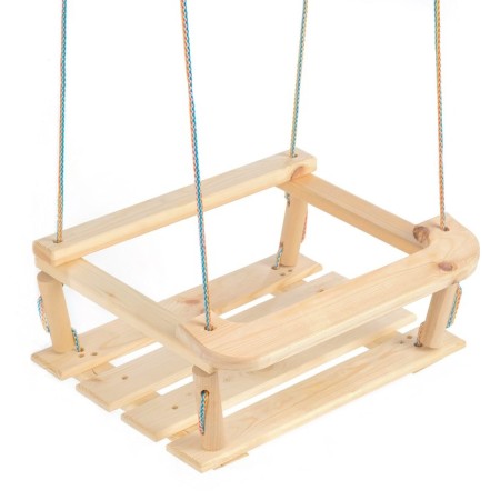 Wooden -suspended chair, seat 30 × 40cm-1