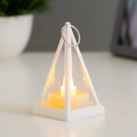 Spinker "Pyramid" LED 1W 3xlr1103 White 4.5x8x12.5cm Risalux-1