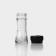 Three -position glass mill, 80 ml, black color