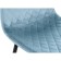 Capri Metal/Fabric, Black/Blue 43x48x87 cm