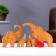 Souvenir-Pazle "Family Elephants", 5 pcs, 17x10 cm