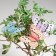 A butterfly for decor and floristry, on a clothespin, plastic, mix, 1 pc., 5 cm and 8 cm