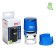 Equipment for round printing automatic Colop Printer R40, diameter 41.5 mm, with a lid, blue body