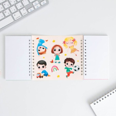 Double notebook "For a beloved educator" 48 sheets, 14.5 x 12cm-3