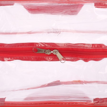 Bag in a hospital, with a cosmetic bag, red color-4