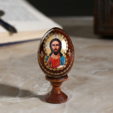 Souvenir egg "Lord Almighty", on the stand-2