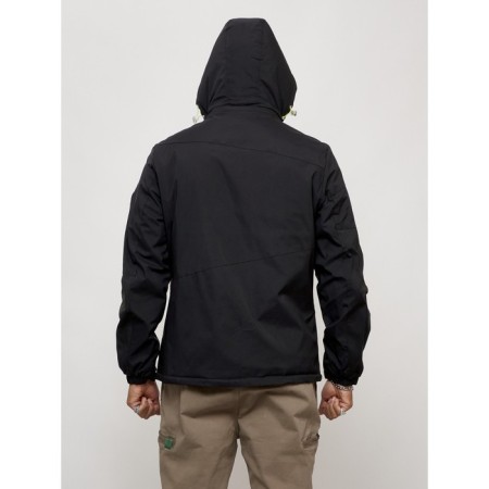 Sports male jacket, size 48, black color-8