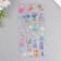 Stickers for creativity plastic "School accessories" 9.3x20.4 cm