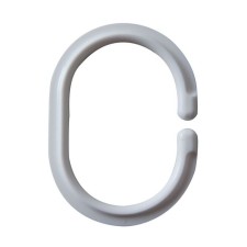 Rings for the rod set 12pcs, white color