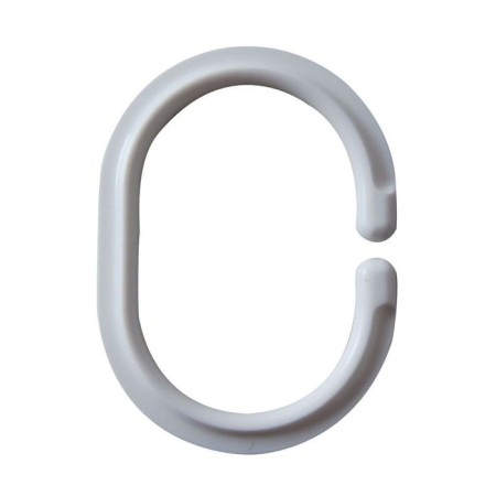 Rings for the rod set 12pcs, white color