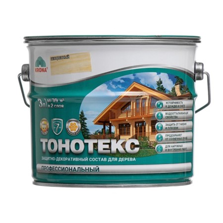 The composition of the protective-decorative tone-tetex "Krona" colorless 3 liters