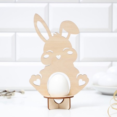 The stand for 1 egg “Rabbit”, 12.8 x 20.6 x 6.5 cm.-1