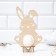 The stand for 1 egg “Rabbit”, 12.8 x 20.6 x 6.5 cm.