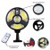 Wall -down lamp, 30 watts, 1600 mAh, IP65, motion sensor, solar battery