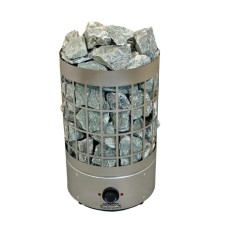 Electric bundle for the “cylinder plus” sauna, 3 kW, electric tap, stainless steel. Steel, without stones