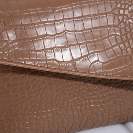 Bag-clath on magnet, strap on the wrist, brown color-3