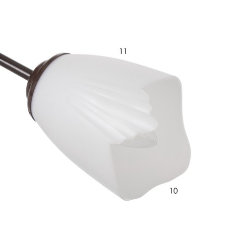 Onyx chandelier 2x15W E27 15W brown 50x15x15cm Bayerlux-4