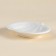 SL Home plate "Autumn Breeze", 13 × 11 × 2.5 cm, ceramics, white color