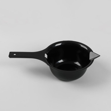Board for staining, with an elongated handle, 300 ml, d = 12 cm, black color-1