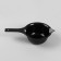 Board for staining, with an elongated handle, 300 ml, d = 12 cm, black color