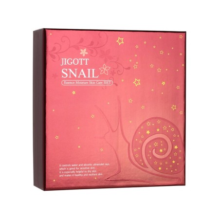 Hare set with Jigott Snail Essence Moisture Skin Care 3Set