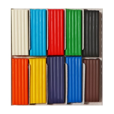 Plasticine 10 colors 200 g kuromi, plastic stacks, in cardboard packaging with euro suspension-2