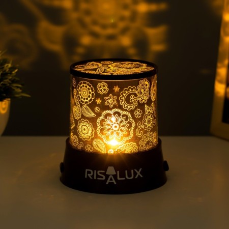 Mehendi spin-itchor LED USB/from Black batteries 10.8x10.8x1.5 cm Risalux-3