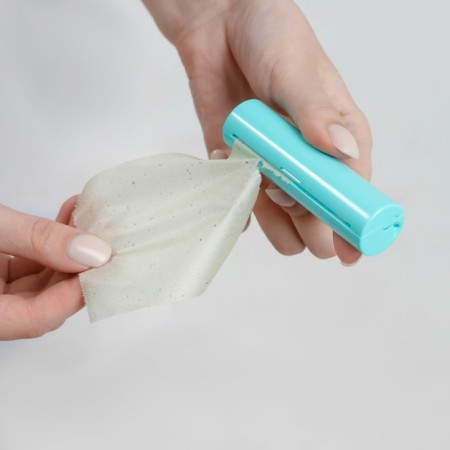 Matifying napkins, in roll, d = 2.4 × 9 cm, 7 m, green color-6