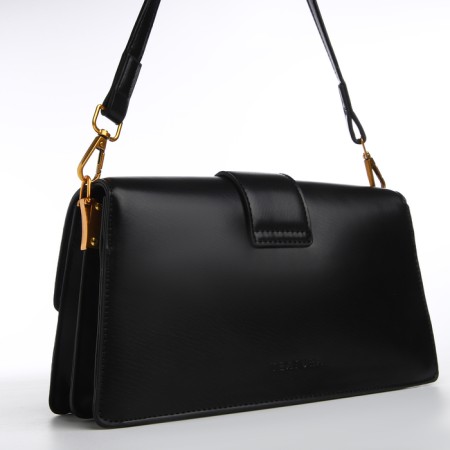 Female bag Textura, average size, black color-4
