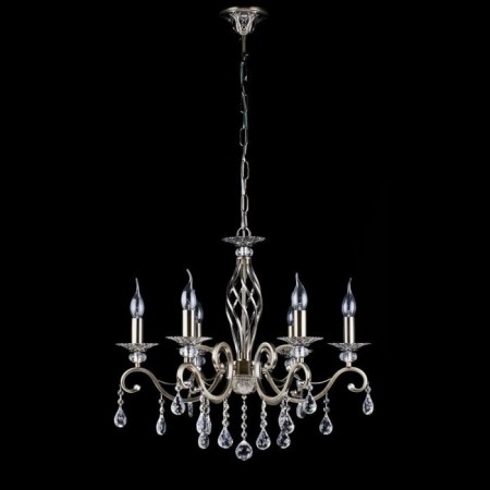 Maytoni RC247-PL-06-R, 6HE14, 60W, 63x63x116 cm, brass color