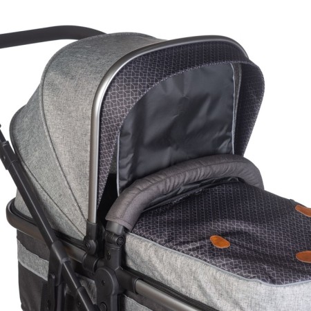 Stroller Transformer 2 in 1 ACARENTO Essenza, Light Grey color-4