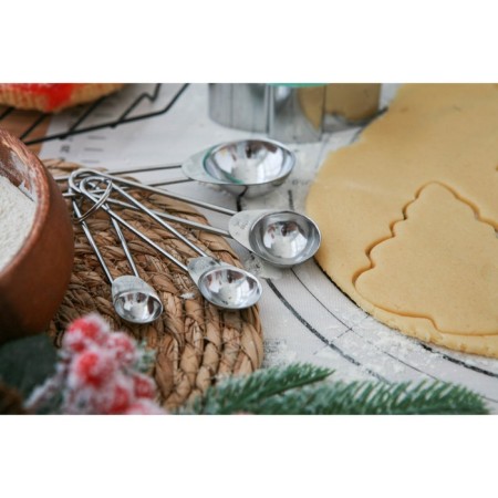 A set of measured spoons of the share "metallic", 4 pcs: 1.25/2.5/5/15 ml-8