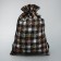 Bag Gift canvas "New Year's cage", 16 x 24 cm +/- 1.5 cm, New Year