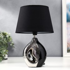 Table lamp 36657/1 E14 40W Black-Serebly H31.5 cm Risalux